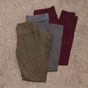 Set Of Three Aerie Leggings